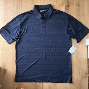 NWT Men’s Nike Golf Dri-Fir Navy Blue Polo Shirt - Size Large